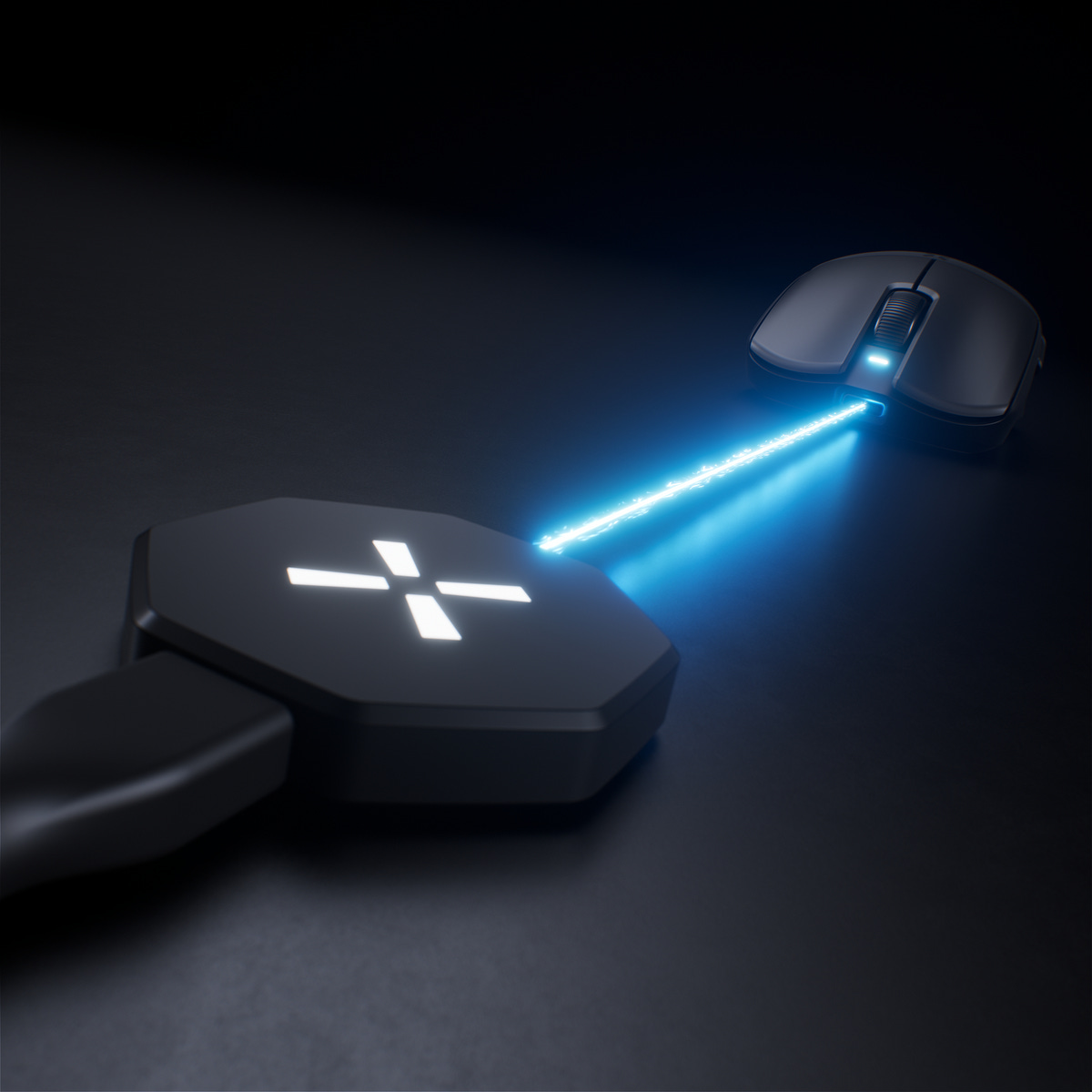 Hitscan Hyperlight X with its included 8K wireless dongle